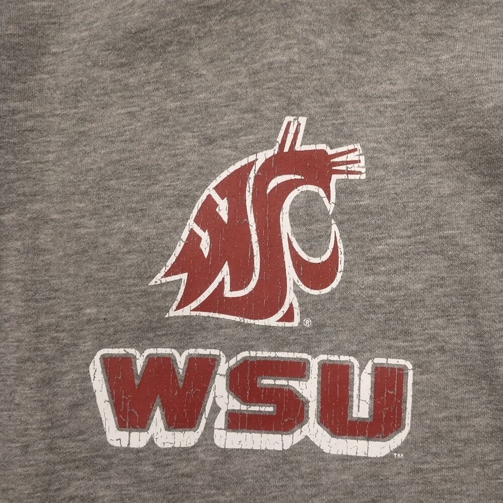 NCAA Washington State Cougars Boys' Gray Hoodie Large - Picture 2 of 5